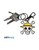Abysse One Piece - Skull - Luffy Metal Keychain (ABYKEY004)
