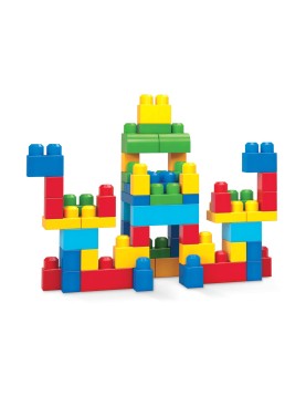MEGA BLOKS FIRST BUILDERS BIG BUILDING BAG 60pcs BLUE (DCH55)