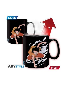 Abysse One Piece - Luffy and Ace Heat Change Mug (460ml) (ABYMUG404)