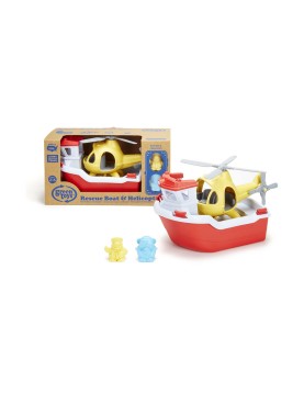 Green Toys: Rescue Boat with Helicopter (RBH1-1155)