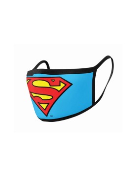 Pyramid DC: Superman (Logo) Mask - 2Pack Face Covers (GP85559)