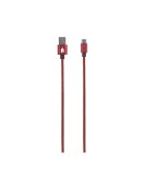 Spartan Gear - Double Sided USB Cable (Type C) (length: 2m - compatible with playstation 5, xbox series x/s, tablet, mobile) (colour: Red)