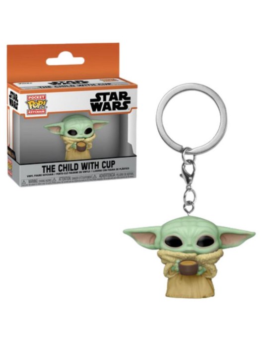 Funko Pocket Pop!: The Mandalorian - The Child with Cup Vinyl Figure Keychain