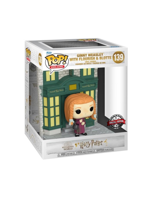Funko Pop! Deluxe: Harry Potter - Ginny Weasley with Flourish & Blotts (Special Edition) #139 Vinyl Figure