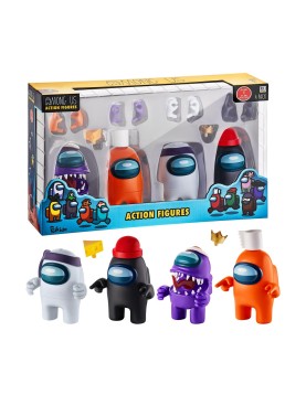 P.M.I. Among Us Action Figures 11.5 cm - 4 Pack (S1) (AU6030)