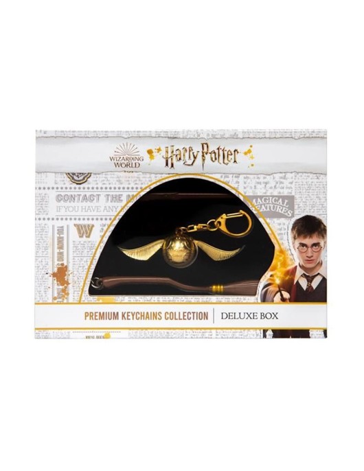 P.M.I. Harry Potter Premium Keychains Collection- 3 Pack Deluxe Box (Random) (HP8350)