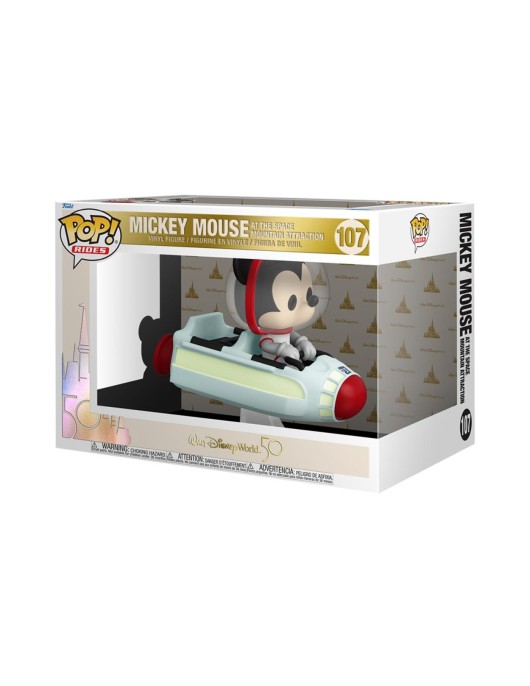 Funko POP! Rides: Walt Disney World 50 - Mickey Mouse at the Space Mountain Attraction #107 Vinyl Figure