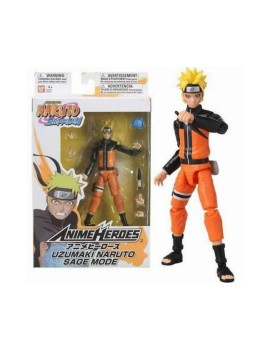 Bandai Anime Heroes: Naruto - Uzumaki Naruto Sage Mode Action Figure (6,5") (36907)