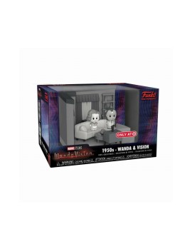 Funko Mini Moments: Marvel Studios WandaVision - Living Room 1950's Wanda &amp; Vision (Special Edition) Vinyl Collectibles