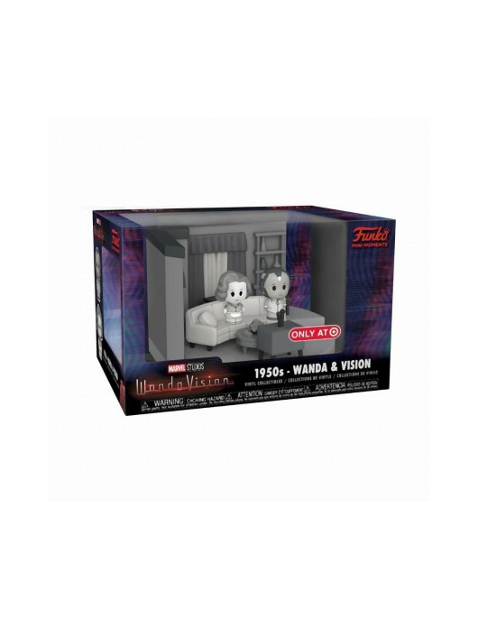 Funko Mini Moments: Marvel Studios WandaVision - Living Room 1950's Wanda & Vision (Special Edition) Vinyl Collectibles