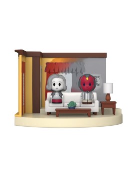 Funko Mini Moments: Marvel Studios WandaVision - 1960s - Wanda &amp; Vision (Living Room) (Special Edition) Vinyl Collectibles