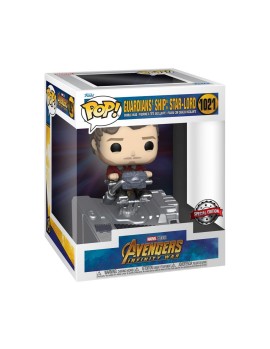 Funko Pop! Deluxe: Marvel Avengers Infinity War - Guardians' Ship: Star-Lord (Special Edition) #1021 Bobble-Head Vinyl Figure