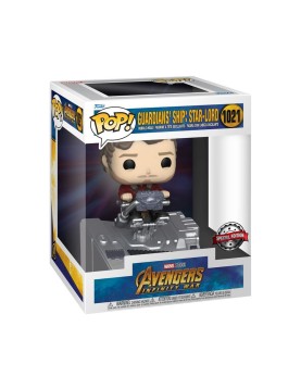 Funko Pop! Deluxe: Marvel Avengers Infinity War - Guardians' Ship: Star-Lord (Special Edition) #1021 Bobble-Head Vinyl Figure