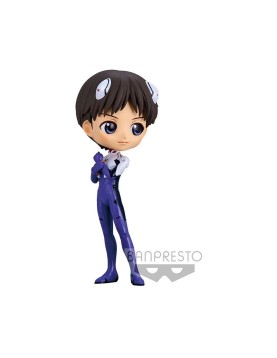 Banpresto Q Posket: Evangelion New Theatrical Edition - Shinji Ikari (Plugsuit Style) (Ver.B) Figure (14cm) (18354)