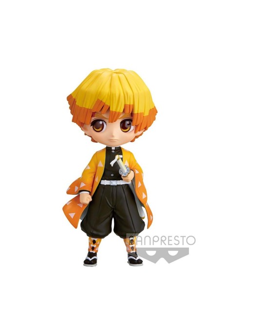 Banpresto Q Posket: Demon Slayer Kimetsu No Yaiba - Zenitsu Agatsuma II (Ver.A) Figure (14cm) (18382)