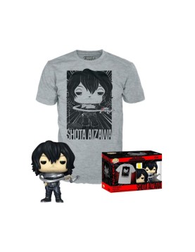 Funko Pop! &amp; Tee (Adult): My Hero Academia - Shota Aizawa Vinyl Figure and T-Shirt (L)