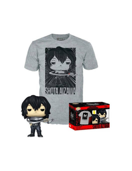 Funko Pop! & Tee (Adult): My Hero Academia - Shota Aizawa Vinyl Figure and T-Shirt (L)