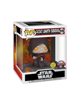 Funko Pop! Deluxe Disney: Star Wars Sith - Red Saber Series Volume 1: Darth Sidious (Glows in the Dark) (Special Edition) #519 Bobble-Head Vinyl Figure