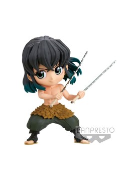 Banpresto Q Posket: Demon Slayer Kimetsu No Yaiba - Inosuke Hashibira Ⅱ (Ver.B) Figure (13cm) (18456)