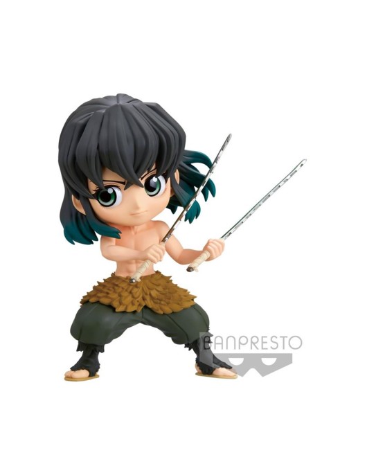 Banpresto Q Posket: Demon Slayer Kimetsu No Yaiba - Inosuke Hashibira Ⅱ (Ver.B) Figure (13cm) (18456)