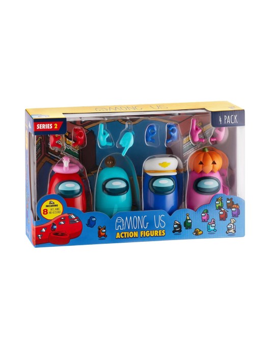 P.M.I. Among Us Action Figures 4 Pack 11.5 cm (S2) (AU6230)