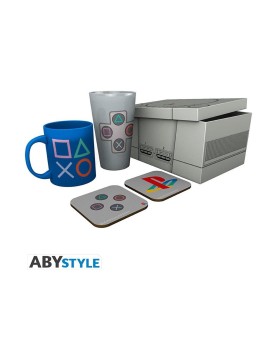 Abysse Playstation - Classic 2019 Pαck Glass XXL, Mug and 2 Coasters (GFB0075)