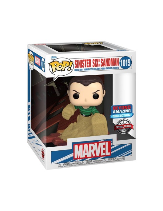 Funko Pop! Deluxe: Marvel Sinister Six: Sandman (Amazon Exclusive) #1015 Bobble-Head Vinyl Figure