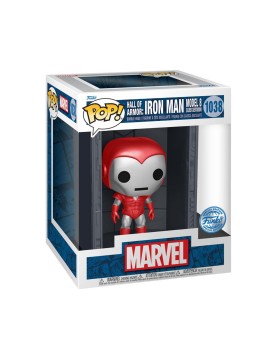 Funko Pop! Deluxe: Marvel Hall of Armor: Iron Man Model 8 Silver Centurion (Mettalic) (PX Previews Exclusive) #1038 Bobble-Head Vinyl Figure