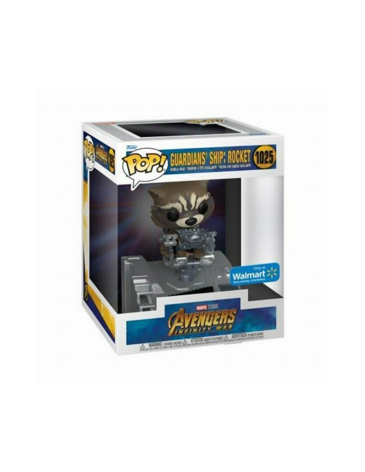Funko Pop! Deluxe: Marvel Avengers Infinity War - Guardians' Ship: Rocket (Special Edition) #1025 Bobble-Head Vinyl Figure
