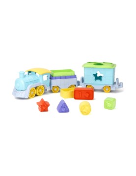 Green Toys: Stack &amp; Sort Train (TNSS-1460)