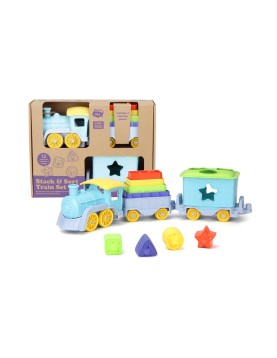 Green Toys: Stack &amp; Sort Train (TNSS-1460)