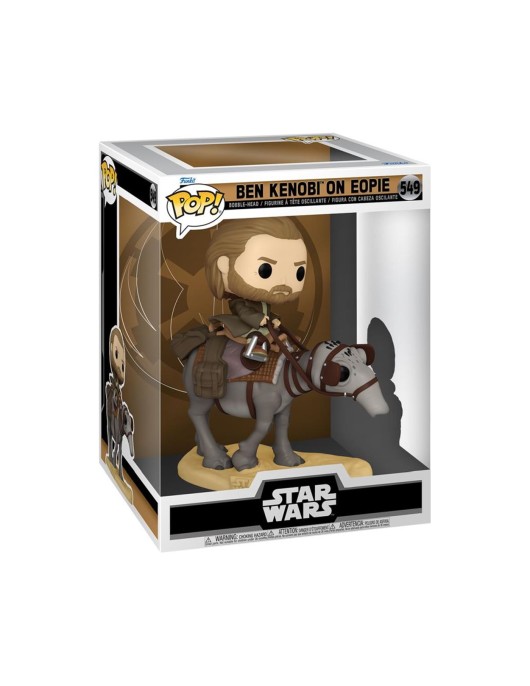 Funko Pop! Disney Deluxe: Star Wars - Ben Kenobi on Eopie #549 Bobble-Head Vinyl Figure