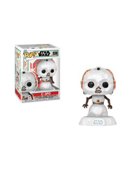 Funko Pop! Disney Star Wars: Holiday - C-3PO (SNWMN) #559 Bobble-Head Vinyl Figure