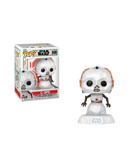 Funko Pop! Disney Star Wars: Holiday - C-3PO (SNWMN) #559 Bobble-Head Vinyl Figure