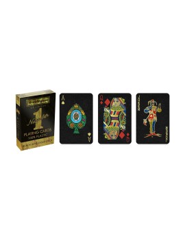 Winning Moves: Waddingtons No.1 - Black And Gold Deck Playing Cards (WM00755-EN1)