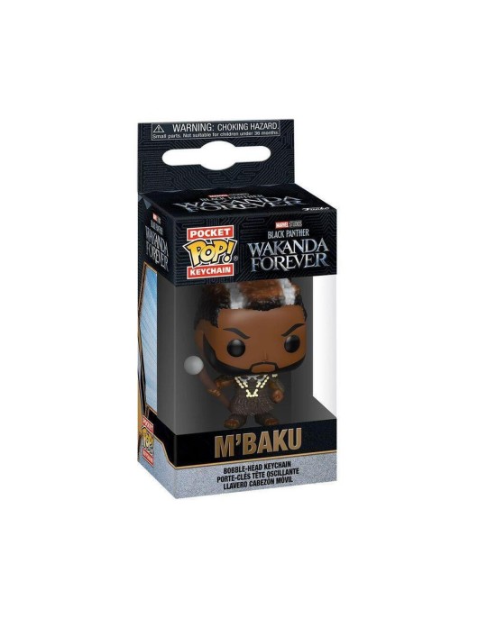 Funko Pocket Pop! Marvel: Black Panther Wakanda Forever - M'Baku Vinyl Bobble-Head Figure Keychain