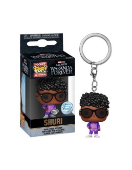 Funko Pocket Pop! Marvel Black Panther Wakanda Forever - Shuri Bobble-Head Vinyl Figure Keychain