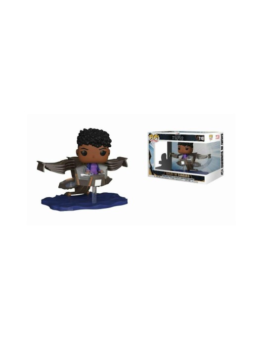 Funko Pop! Rides Super Deluxe: Marvel Black Panther Wakanda Forever - Shuri in Sunbird #110 Bobble-Head Vinyl Figure