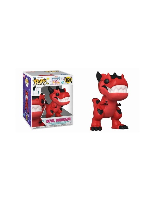 Funko Pop! Super Marvel: Moon Girl & Devil Dinosaur S1 - Devil Dinosaur #1120 Bobble-Head Vinyl Figure (6")