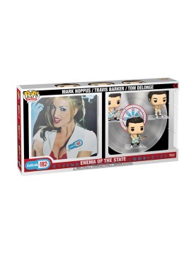 Funko Pop! Albums Deluxe: Blink-182 - Mark Hoppus, Travis Barker, Tom DeLonge (Enema of the State) #36 Vinyl Figures