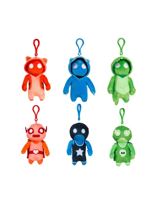 P.M.I. Gang Beasts Clip On Plush Characters 13cm (S1) (Random) (GB7004)