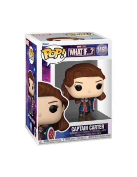 Funko Pop! Marvel: What If - Captain Carter (Special Edition) #1468 Bobble-Head Vinyl Figure