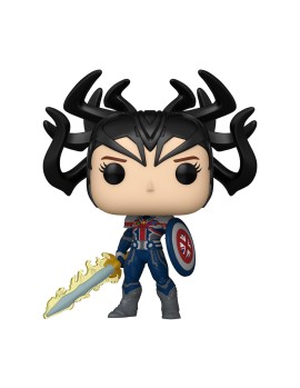 Funko Pop! Marvel: What If...? - Infinity Captain Carter #1464 Bobble-Head Vinyl Figure