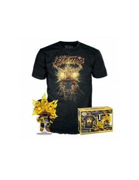 Funko Pop! &amp; Tee (Adult): Spider-Man No Way Home S3 - Electro (Glows in the Dark) Vinyl Figure &amp; T-Shirt (M)