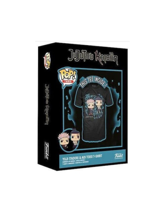 Funko Pop! & Tee (Adult): Tim Burton's Corpse Bride - Emily (Blacklight) Vinyl Figure and T-Shirt (L)