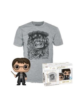 Funko Pop! &amp; Tees (Adult): Harry Potter - Harry Potter Vinyl Figure and T-Shirt (XL)