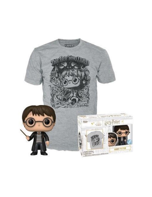 Funko Pop! & Tees (Adult): Harry Potter - Harry Potter Vinyl Figure and T-Shirt (XL)