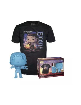 Funko Pop! &amp; Tee (Adult): Attack on Titan Final Season - Eren Jaeger (with Marks) Vinyl Figure and T-Shirt (XL)