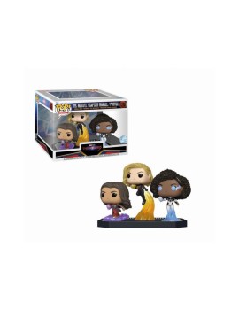 Funko Pop! Moment: The Marvels - Ms. Marvel / Captain Marvel / Photon (Special Edition) #1258 Bobble-Head Vinyl Figures