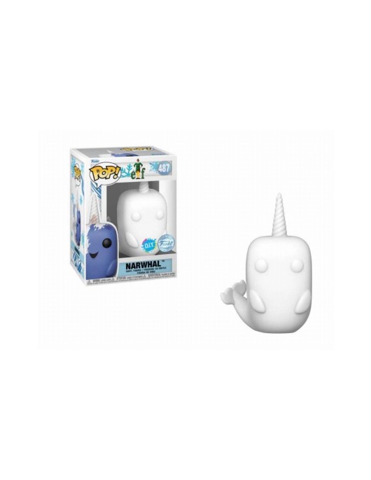 Funko Pop! Disney: Elf - Narwhal (DIY) (White) (Special Edition) #487 Vinyl Figure